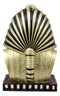 Golden Mask of King Tut Statue 8"H Egyptian Pharaoh Vulture and Cobra Crown Bust