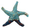 Marine Sea Star Starfish Hand Crafted Paper Mache Colorful Sari Fabric Figurine