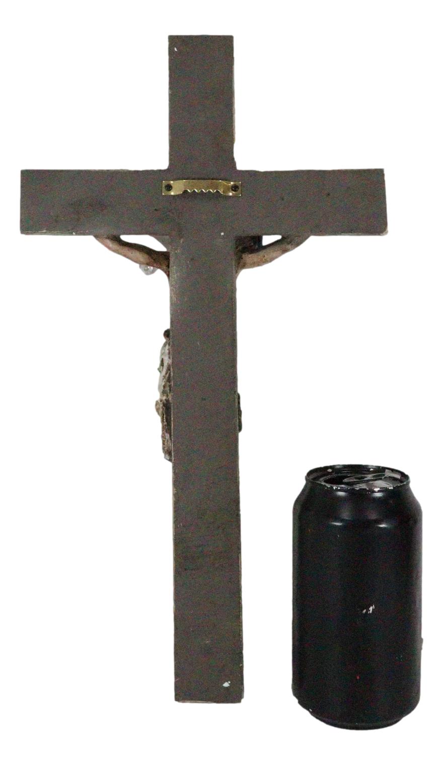 Passion of Jesus Christ Death at Calvary Crucifix Catholic INRI Wall Cross Decor - Ebros Gift