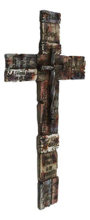 Western Christian Inspirational Friendship Faith Hope Love Grace Wall Cross 12"H