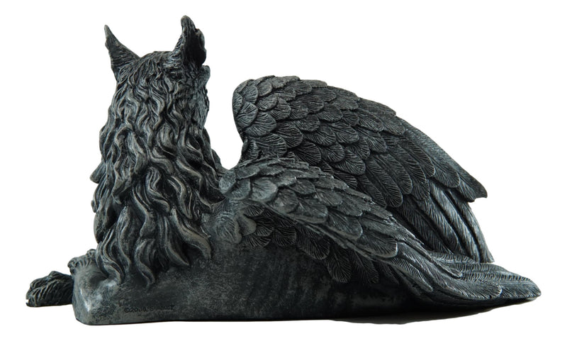 Ebros Griffin Gargoyle Figurine Griffon Family Mother & Baby Hatchlings Sculpture 8"L