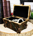 Ebros Pirate Davy Jones Skulls And Bones Treasure Chest Design Decorative Jewelry Box