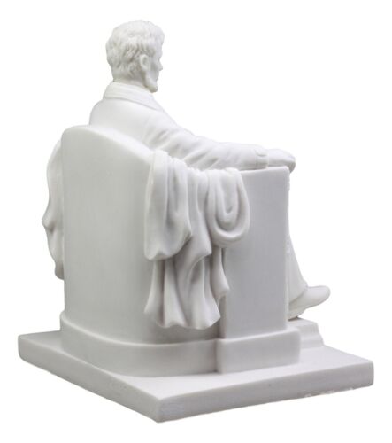 Seated Abraham Lincoln Figurine 5" Tall Lincoln Memorial Washington Sculpture - Ebros Gift