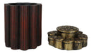 Rustic Western Shotgun 12 Gauge Bullet Shells Decorative Container Box With Lid