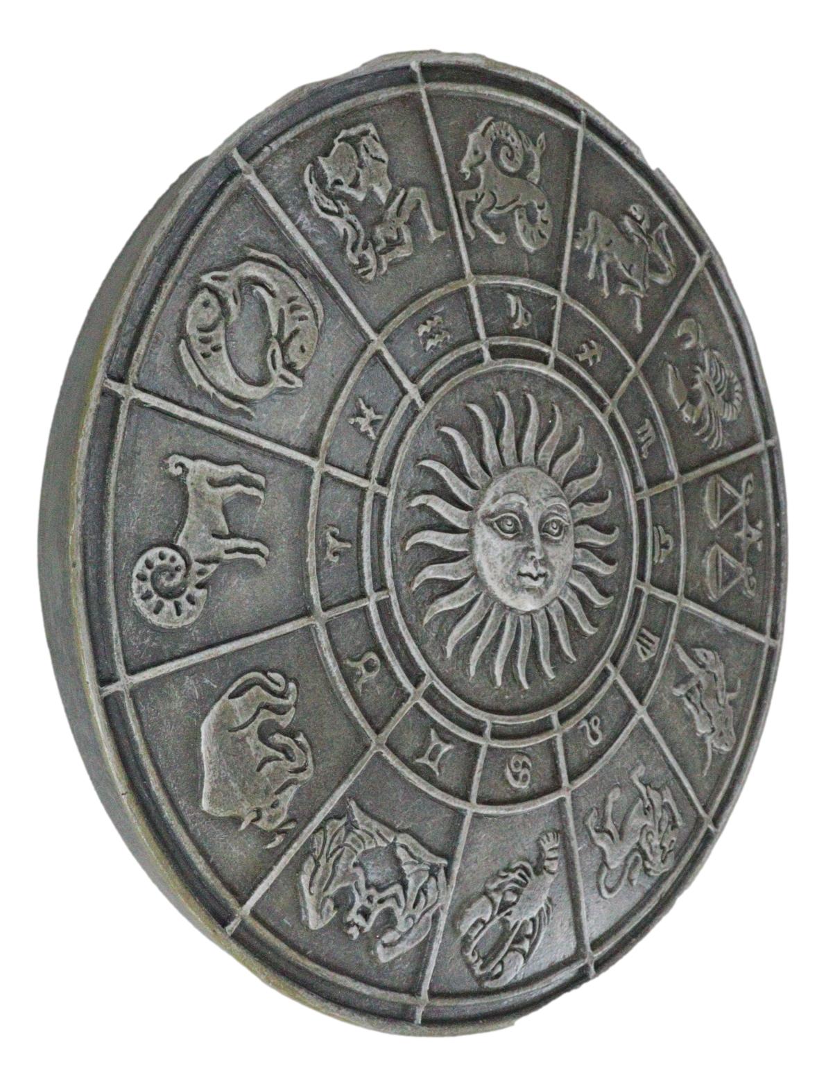 Greek Astrological Horoscopes Zodiac Constellations Belenos Sun God Wall Decor