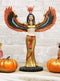 Ebros Gift Colorful Egyptian Goddess Isis Ra with Open Wings On Gold Robe Statue 12" Tall Deity of Motherhood Magic Wisdom and Nature Home Decorative Sculpture