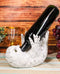 Wisdom Of The Tundra Beautiful Mystical Snowy Owl Wine Bottle Holder Decor