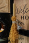 Wicca Witch Broom Magick Broomstick With Sorcerer Magic Hat Pendant Lucky Charm