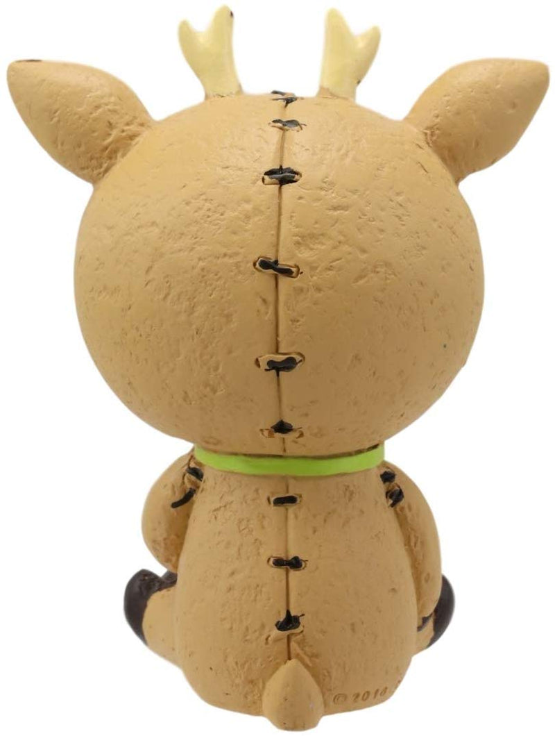 Ebros Furry Bones John The Reindeer Skeleton Figurine 2.75"H Christmas Furrybone