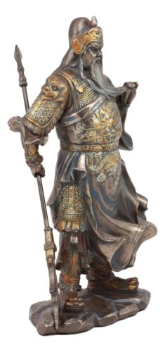 Ebros Warlord Liu Bei General Guangong Guan Yu Statue Romance of the Three Kingdoms