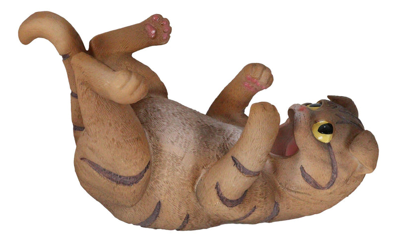 Wet Your Whiskers Drinking Brown Striped Kitten Cat Wine Bottle Holder Figurine