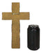 Rustic Western Christian Bible Verses Scriptures Turquoise Stones Wall Cross