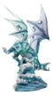 Large Flying Sea Dragon Statue 16.5"Long Mythical Fantasy Ocean Dragon Lord