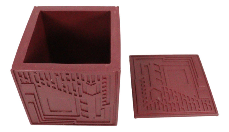 Frank Lloyd Wright Samuel Freeman House Textile Block Petite Cube Trinket Box