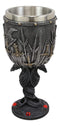 Valyrian Steel Swords And Armory With Entwined Double Dragons Wine Goblet 6oz