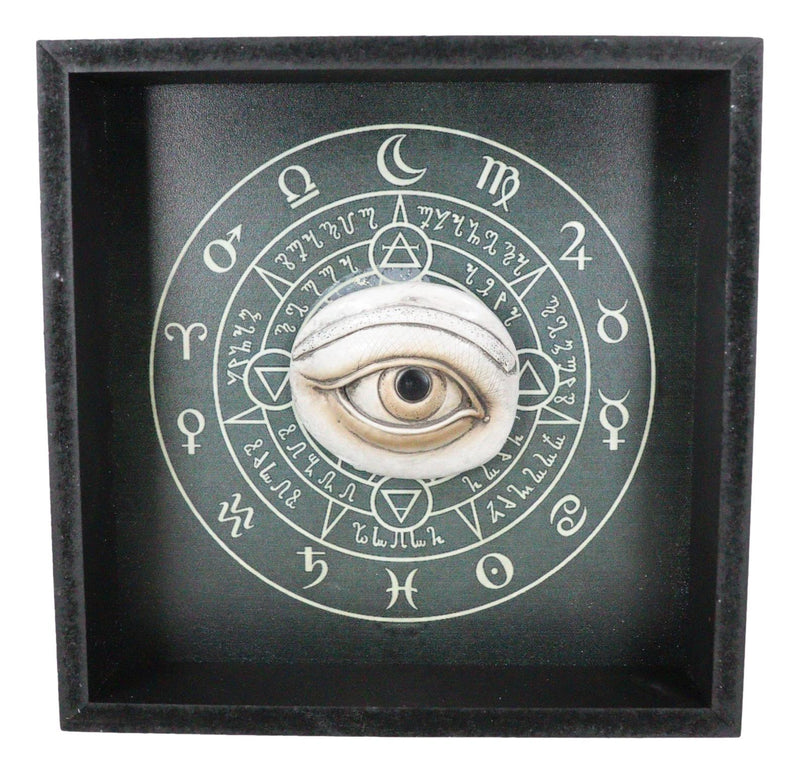 Occult Wicca Spiritual Eye Providence Alchemy Symbols Wall Decor Picture Frame