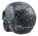 Ebros Black Egyptian Gods Paranormal Voodoo Scarab Beetle Skull Statue 8.5"L