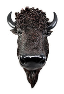 Ebros Large Bison Buffalo Hanging Wall Decor Sculpture Plaque Figurine 18.5" H