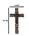 Western Christian Inspirational Friendship Faith Hope Love Grace Wall Cross 12"H