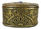 Golden Hamsa Palm Hand Of God With Rolling Evil Eye Decorative Box Figurine