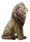 Ebros King Of The Savannah African Pride Lion Statue 20"Tall The Majestic Aslan