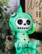 Furrybones Camo The Chameleon With Cricket Figurine 3"H Skeleton Furry Bones
