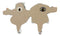 Forest Rustic 2 Playful Raccoons Dangling On Tree Branch 6 Pegs Wall Hook Decor