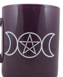 Pack Of 2 Wiccan Triple Goddess Moon Waxing Full Waning Moons Bone China Mugs