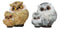 Wise Academic Forest Snowy Owls & Chicks Figurine Set Small Collectibles