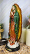 Ebros Gift Our Blessed Virgin Lady of Guadalupe Holy Mother Catholic Divinity Figurine 12" H with Brass Plate Base