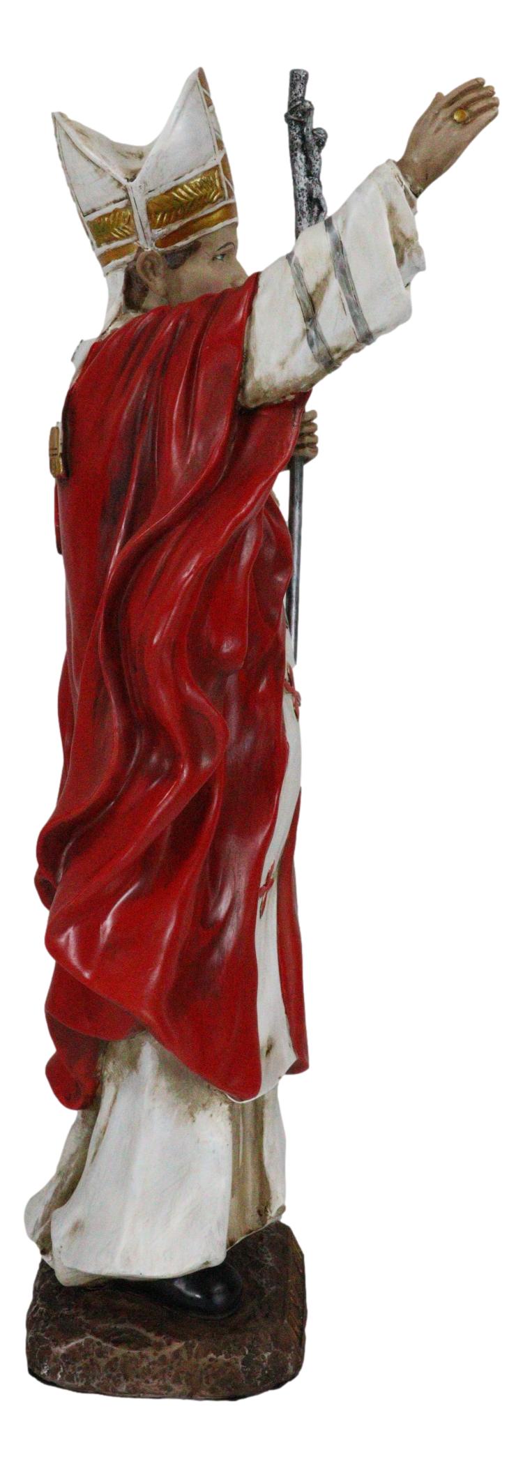 Ebros Large Venerable Pope John Paul II Holding The Cross of Christ Statue
