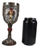 Ebros Pirate Captain Sparrow And Hook Blunderbuss Cutlass Wine Goblet Chalice