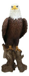 American Pride National Emblem Bald Eagle Statue 16.5"H Independence Day Glory