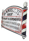 Barber Shop Therapy Is Expensive Get A Haircut Metal Novelty Wall Decor Sign 23"