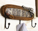 Set Of 2 Cowboy Cowgirl Signs Ropes Six Shooter Gun Pistol Wall 3 Peg Coat Hooks