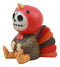Ebros Furry Bones Pumpkin The Thanksgiving Turkey Gobbler Skeleton Figurine