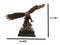 American Bald Eagle Swooping Towards Water Bronze Electroplated Resin Figurine