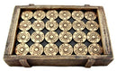 Ebros Shotgun Shells Ammo Crate Hunting Outdoor Lovers Soap Dish Holder 5"L