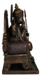 Ebros 8.25 Inch Ganesha on Throne Mythological Indian Resin Statue Figurine