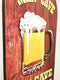 Large Man Cave My Rules Beer Tankard Sign Door Wall Art Plaque Decor Figurine