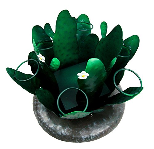 Ebros Gift Cactus Whisky Liquor Hand Made Metal Bottle And Shot Glass Holder Figurine 8.25"H