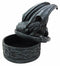 Celtic Knotwork Fantasy Fiery Dragon Guardian Round Decorative Trinket Box