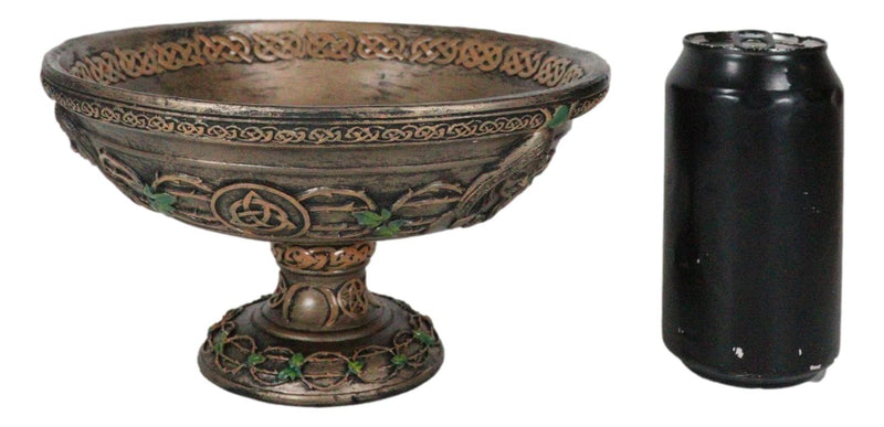 Wicca Celtic Triune Symbol Triple Moon Goddess Mother Maiden Crone Offering Bowl