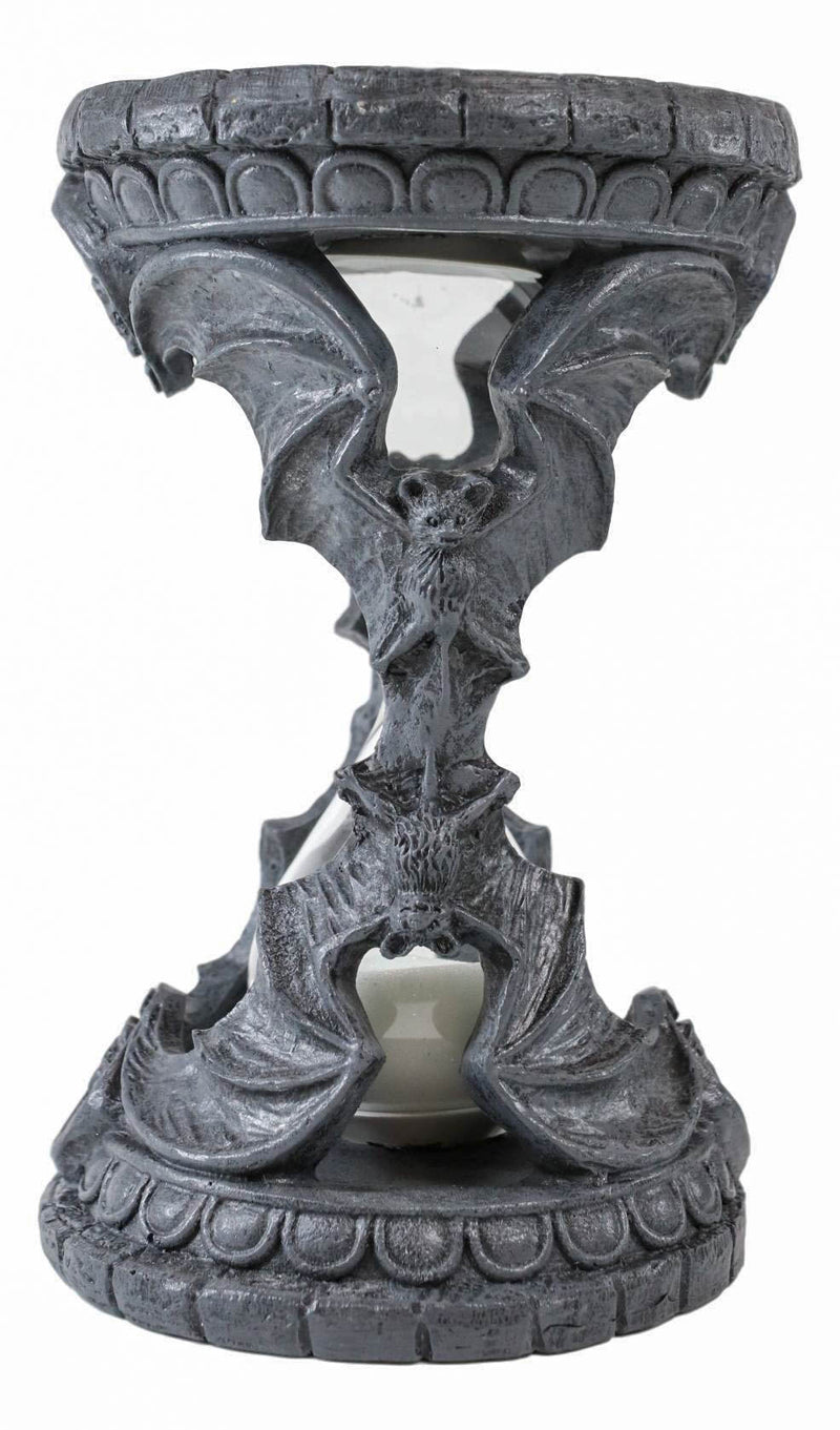 Ebros Time Waits For No Man Grim Reaper Vampire Bats Invertible Sand Timer Figurine