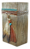 Rustic Southwestern Indian Dreamcatcher Eagle Feathers And Beads Floral Vase
