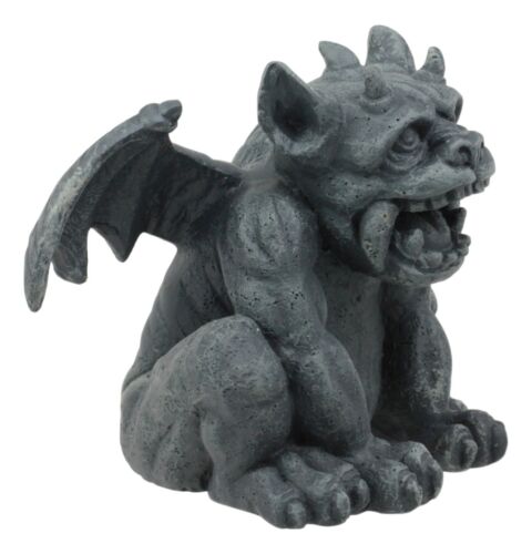 Gothic Fido The Fat Sabre Tooth Tiger Gargoyle Figurine Small Fantasy Decor