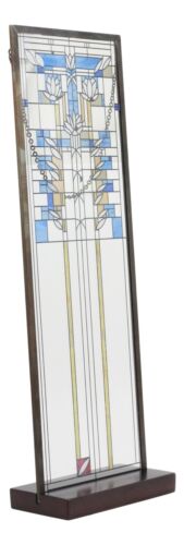 Ebros Frank Lloyd Wright Waterlilies Stained Glass Art Wall Decor Plaque 15"H