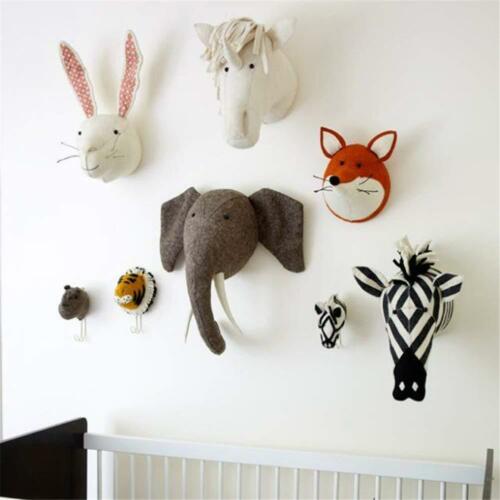 Ebros Fiona Walker England Handmade Organic Baby Animal Head Wall Decor The Originals Collection Large (Rainbow Unicorn Head) - Ebros Gift
