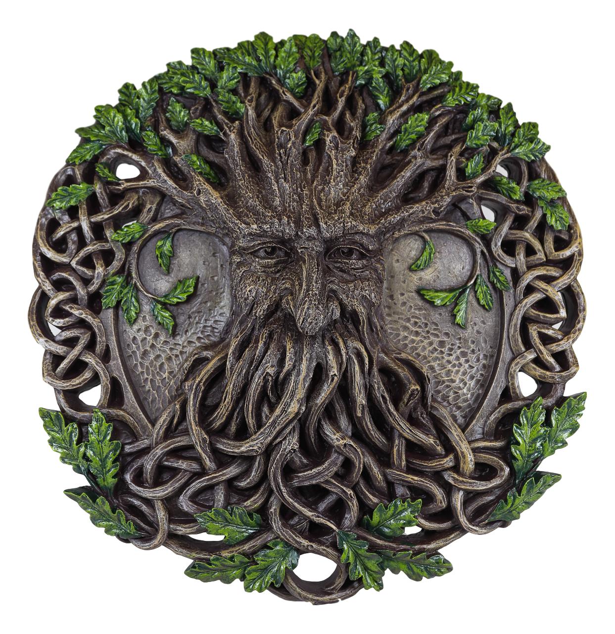 Ebros Celtic Tree Of Life Oak Tree Spirit Ent Greenman God Wall Decor ...
