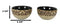 Pack Of 2 Safari Savanna Jungle Tiger Print Abstract Soup Cereal Bowls 20oz